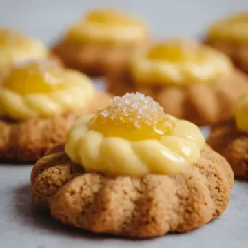 Custard Thumbprint Cookies