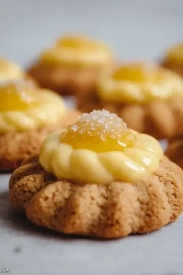 Custard Thumbprint Cookies