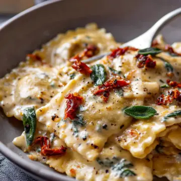 Creamy Tuscan Ravioli