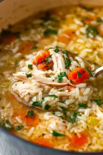 Easy Chicken and Rice Soup