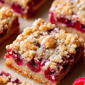 Raspberry Streusel Bars