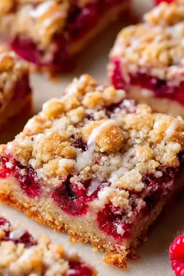 Raspberry Streusel Bars