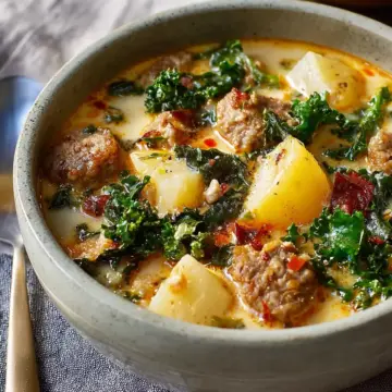 Sausage, Potato and Kale Soup