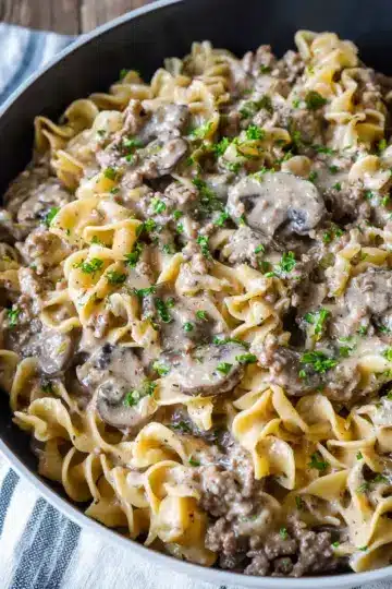 Ground Beef Stroganoff Recipe