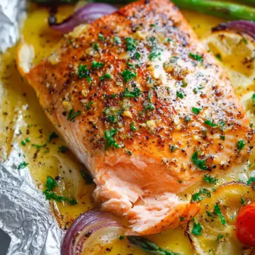 Sheet Pan Lemon Garlic Butter Salmon