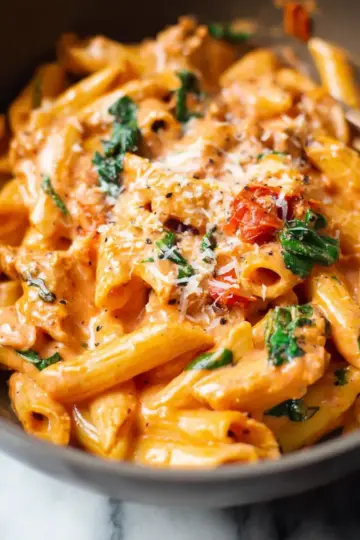 Super Easy Creamy Tomato Pasta