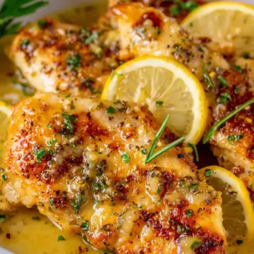 Lemon Chicken Recipe (with Lemon Butter Sauce)