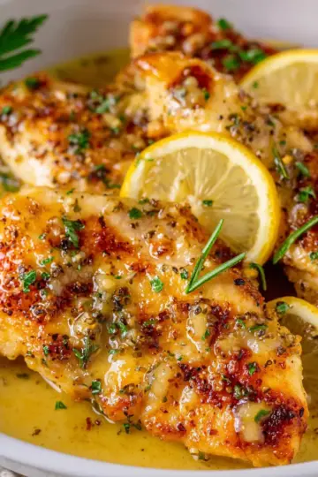 Lemon Chicken Recipe (with Lemon Butter Sauce)