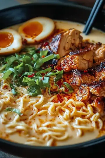Fiery Chicken Ramen A Simple Spicy Creamy Recipe
