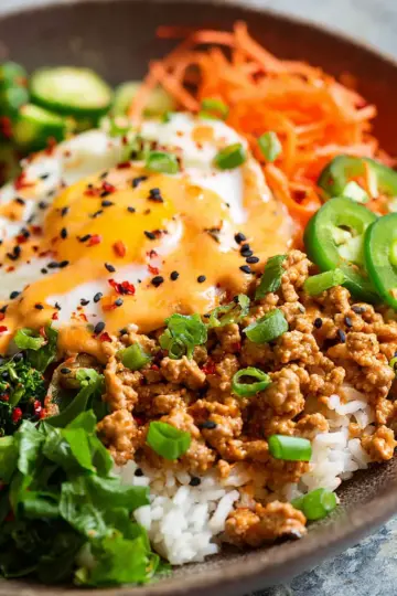 Ground Turkey Rice Bowls