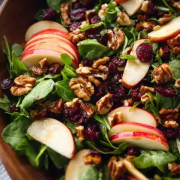 Apple Cranberry Walnut Salad