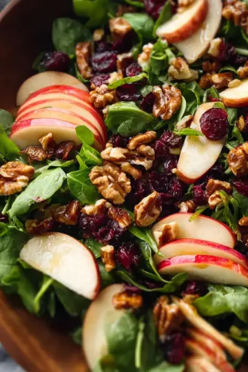 Apple Cranberry Walnut Salad