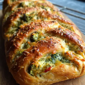 Pampered Chef Chicken Broccoli Braid