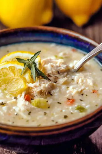 Avgolemono Soup Recipe (Greek Lemon Chicken Soup)