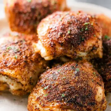 Crispy Baked Chicken Thighs