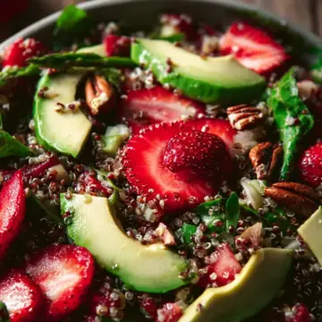Strawberry Avocado Quinoa Salad