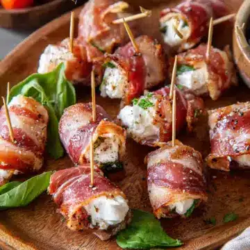 Prosciutto Wrapped Mozzarella Bites