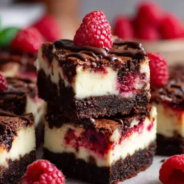 Raspberry Cheesecake Brownies