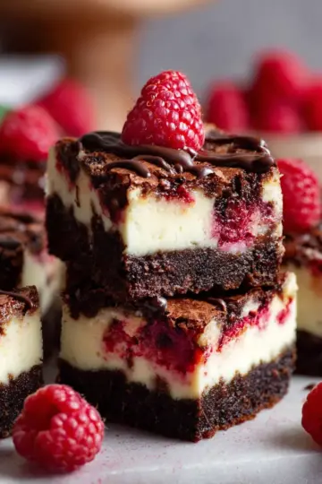 Raspberry Cheesecake Brownies