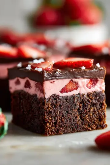 Strawberry Brownies