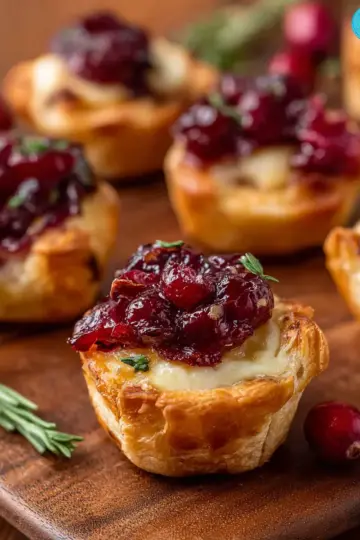 Cranberry Brie Bites