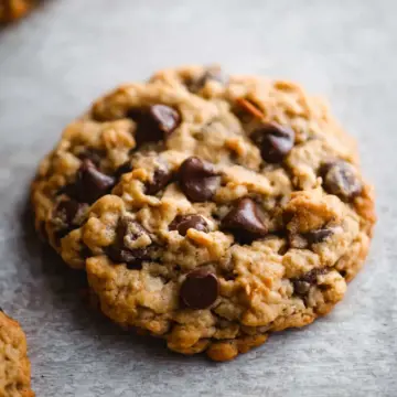 Big Fat Peanut Butter Oatmeal Chocolate Chip Cookies
