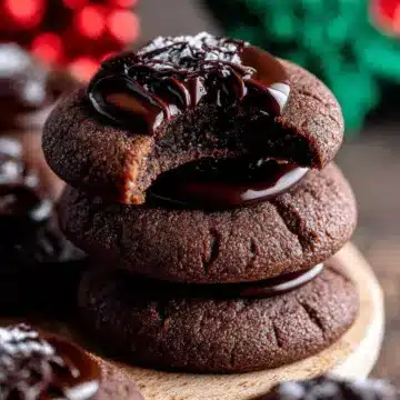 Chocolate Thumbprint Cookies