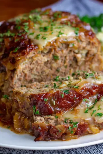 Easy French Onion Meatloaf