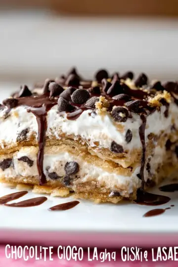 Chocolate Chip Cookie Lasagna