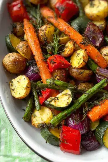 Oven-Roasted Vegetables with Garlic and Herbs