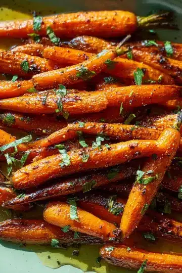 Honey Balsamic Roasted Carrots