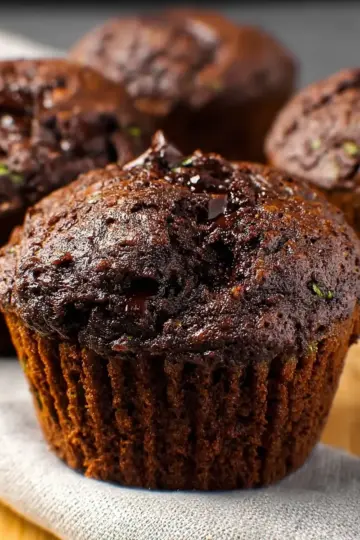 Chocolate Zucchini Muffins