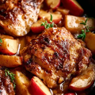 Skillet Apple Cider Chicken (Quick & Easy)