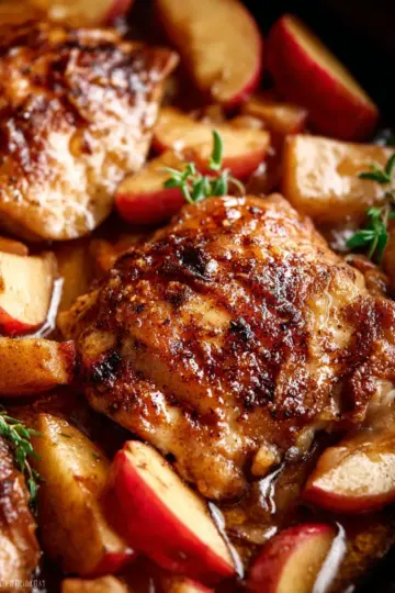 Skillet Apple Cider Chicken (Quick & Easy)