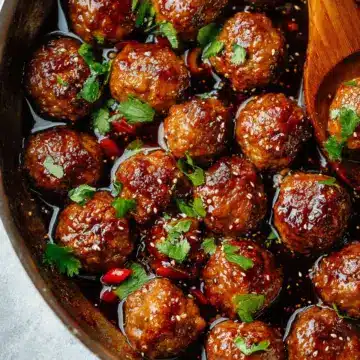 Easy Mongolian Meatballs