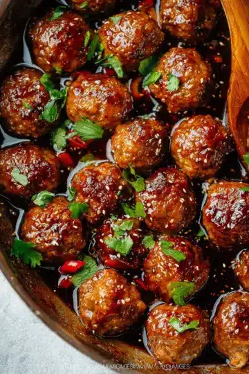 Easy Mongolian Meatballs