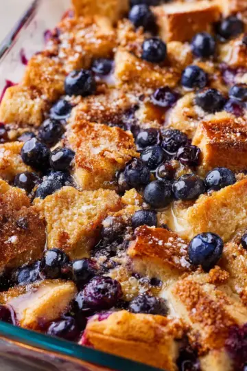 Blueberry French Toast Casserole