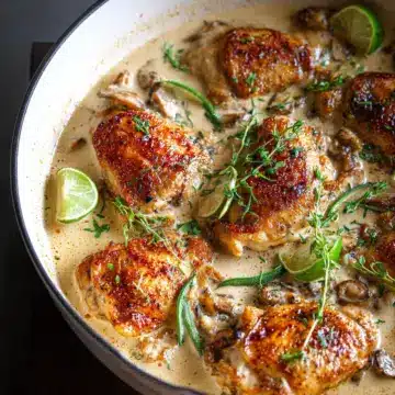 Creamy Coconut Milk Chicken Recipe (One-Skillet)