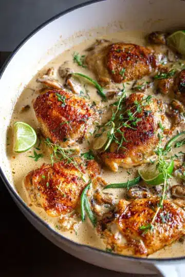 Creamy Coconut Milk Chicken Recipe (One-Skillet)