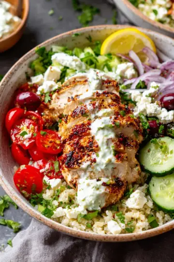 Greek Chicken Bowls