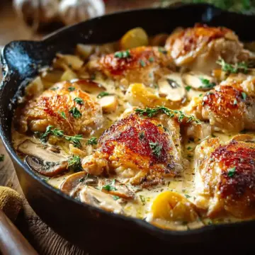 French Chicken Casserole à la Normande