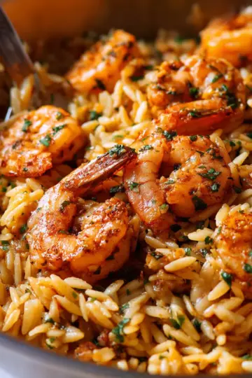 Shrimp Orzo