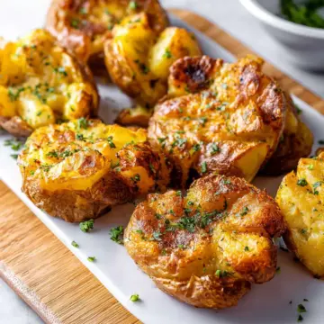 Air Fryer Smashed Potatoes