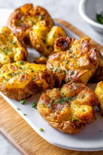 Air Fryer Smashed Potatoes