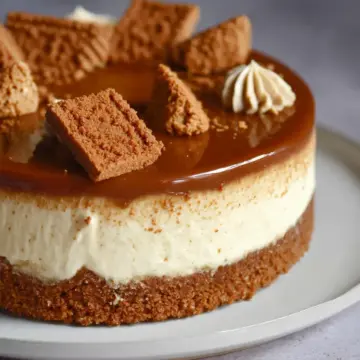 Cheesecake spéculoos sans cuisson