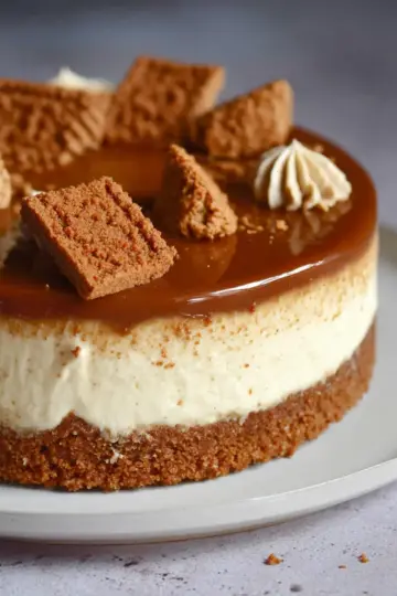 Cheesecake spéculoos sans cuisson
