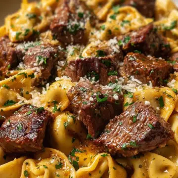 Creamy One-Pan Steak Bite Tortellini: Weeknight Magic