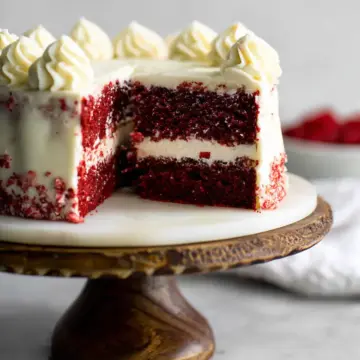 Red Velvet Cake with Cream Cheese Frosting