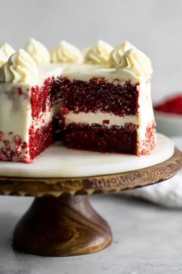 Red Velvet Cake with Cream Cheese Frosting