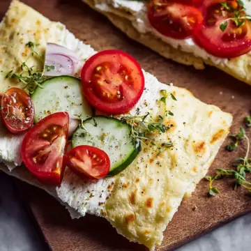 Cottage Cheese Flatbread
